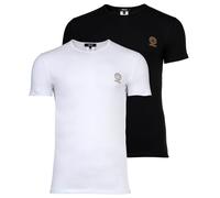 VERSACE Herren T-Shirt, 2er Pack - TOPEKA, Unterhemd, Rundhals, Stretch Cotton XXL Mehrfarbig