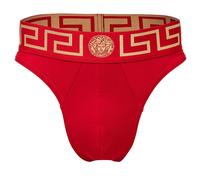 VERSACE Herren Tanga - TOPEKA Slip, String, Thong, Stretch Cotton Rot/Gold 2XL
