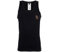 VERSACE Herren Tank Top - TOPEKA, Unterhemd, Rundhals, Stretch Cotton, einfarbig Schwarz 2XL