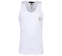 VERSACE Herren Tank Top - TOPEKA, Unterhemd, Rundhals, Stretch Cotton, einfarbig Weiß 3XL