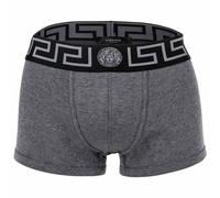 VERSACE Herren Trunk - TOPEKA, Stretch Cotton, einfarbig Grau/Schwarz/Silber XL