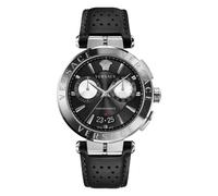 Versace Herren Uhr Chronograph Aion Herrenuhr Leder Armband 45mm VE1D007 19