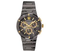 Versace Herren Uhr Armbanduhr Chronograph GRECA LOGO VEZ900521 Edelstahl