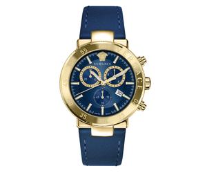 Versace Herren Uhr Armbanduhr Chronograph URBAN MYSTIQUE VEPY00921 Leder