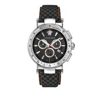 Versace Herren Uhr Armbanduhr Leder Mystique Sport Chronograph VFG040013