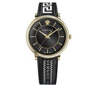 Versace Herren Uhr Armbanduhr V-Circle VE5A01921 Leder