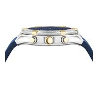 Versace Herrenuhr Sporty Greca Chrono Blau/Silber VESO00322