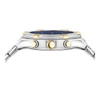 Versace Herrenuhr Sporty Greca Chrono Silber/Blau VESO00522