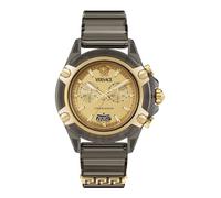 Versace VE8P01025 New Icon Active Chrono schwarz gold transparent Unisex Uhr NEU