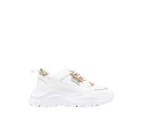VERSACE JEANS COUTURE 75va3sc2 Sneaker Damen Weiss/Gold - 39 - Sneaker Low Shoes