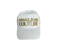 Versace Jeans Couture Baseball Cap, Canvas Weiß-Gold