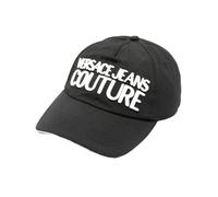 Versace Jeans Couture Baseball Cap, Nylon Schwarz-Logo Weiß