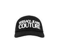 Versace Jeans Couture Baseball Cap, Schwarz-Logo Weiß