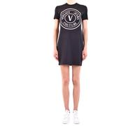 Versace Jeans Couture - Black Cotton Mini Dress - Größe XS - schwarz