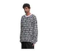 Versace Jeans Couture - Gemustertes Baumwoll-Sweatshirt - - Sweatshirts & Hoodies - Herren - Mehrfarbig - S