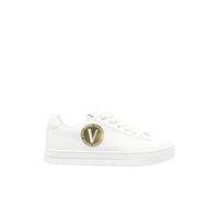 Versace Jeans Couture Sneakers Damen 75VA3SK3 Court Weiß, Weiß, 37 EU