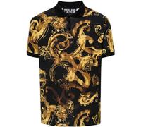 Versace Jeans Couture - Versace Jeans Shirt Zwart Katoen maat XXXL polos z - Größe XL - schwarz