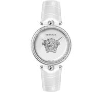Versace Palazzo Empire Damenuhr Weiß Dial Lederarmband
