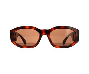 Versace Rectangle Unisex Havanna Dunkelbraun VE4361 Sonnenbrille Einheitsgröße