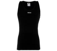 VERSACE Herren Tank Top - RIBBED,Tank Top Rex Ribbed Cotton, Unterhemd, Rundhals, Stretch Cotton Schwarz M