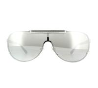 Versace Sonnenbrille VE2140 10006G Silber Hellgrau Silber Spiegel Einheitsgröße