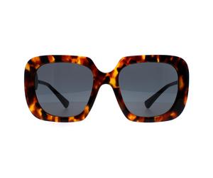 Versace Square Damen Hell Havanna Dunkelgrau VE4434 Einheitsgröße