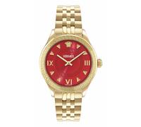 Versace Uhr Damen Hellenyium Lady gold, rot 35 mm VE2S01325