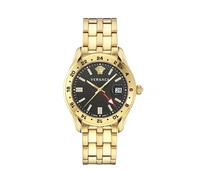 Versace Uhren - Quarz Analog Uhr Greca Time Gmt - Gr. unisize - in Gold - für Damen