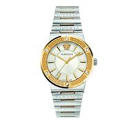 Versace Unisex Quarz Armband-Uhr aus Edelstahl mit Edelstahl Band - GRECA Logo - VEVH00620