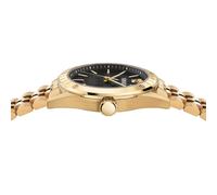 Versace Unisex Uhr Athletics 3 Hands Schwarz/Gold VEKHA0725