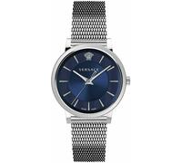 Versace V Circle Blau Silber unisex