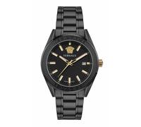 Versace V-Code Quarz 42 mm Herrenuhr schwarz VE6A00925