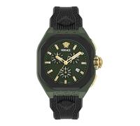 Versace V-Legend Ecoceramic Chronograph Watch, Grün , OS, Versace V-Legend
