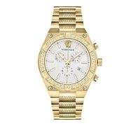 Versace VESO00822 V-Sporty Greca Chronograph weiss gold Edelstahl Herren Uhr NEU