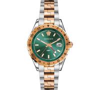 Versace V11050016 Hellenyium GMT grün silber roségold Edelstahl Herren Uhr NEU