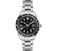 Versace Unisex Erwachsene Analog Quarz Uhr mit Edelstahl Armband V11100017