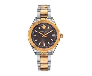 Versace V12040015 Hellenyium braun roségold silber Edelstahl Damen Uhr NEU