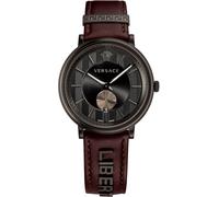 Versace VBQ040017 V-Circle The Manifesto Edition schwarz braun Herren Uhr NEU