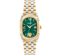 Versace VE1B01225 Greca Couture silber gold grün Edelstahl Armband Uhr Damen NEU