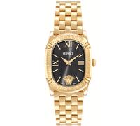 Versace VE1B01425 Greca Couture schwarz gold Edelstahl Armband Uhr Damen NEU