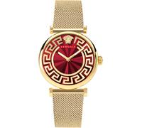 Versace VE1CA0523 LADY rot gold Edelstahl Armband Uhr Damen NEU
