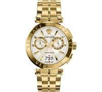 Versace VE1D00419 Aion Chronograph silber gold Edelstahl Armband Uhr Herren NEU