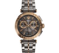 Versace VE1D02023 Aion Chronograph grau bronze Edelstahl Armband Uhr Herren NEU