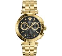 Versace Herren Analog Quarz Uhr mit Edelstahl Armband VE1D02823