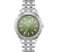 Versace VE2C01225 Univers grün silber Edelstahl Armband Uhr Herren NEU