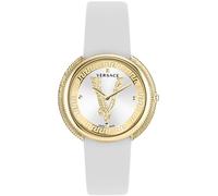 Versace VE2CA0223 Thea weiß gold Leder Armband Uhr Damen NEU