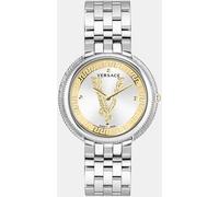 Versace VE2CA0523 Thea silber gold Edelstahl Armband Uhr Damen NEU