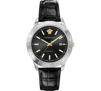 Versace Herren Armbanduhr Univers 43 mm Datumsfenster Armband Leder VE2D00221