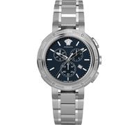 Versace VE2H00321 V-Extreme Pro blau silber Edelstahl Herren Uhr NEU