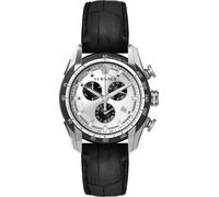 Versace VE2I00821 V-Ray Chronograph weiss silber schwarz Leder Herren Uhr NEU